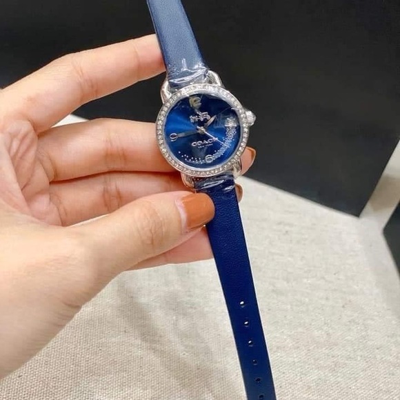 Coach DELANCEY CRYSTAL ACCENT STRAP WOMEN'S WATCH - Picture 5 of 7